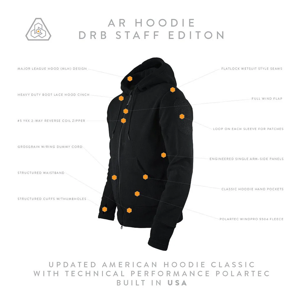 AR Hoodie DRB Staff Edition - Syth Lord Black - Image 8
