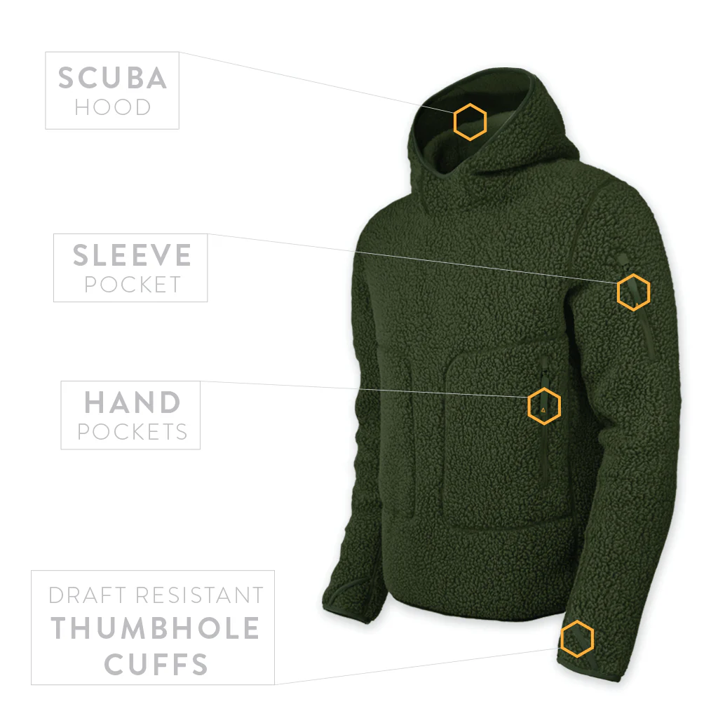 Beast Hoodie Pullover - Wilderness Green - Image 4