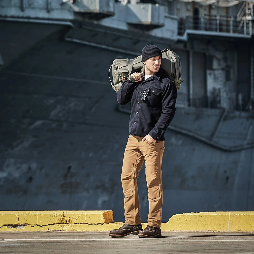 DRB Woodsman Shirt - Navy Blue - Image 6