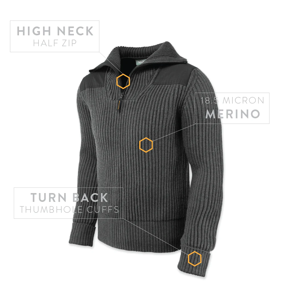 Guide Sweater - Dark Heather Gray - Image 4