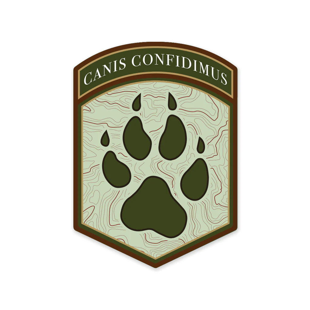 PDW CANIS CONFIDIMUS Sticker