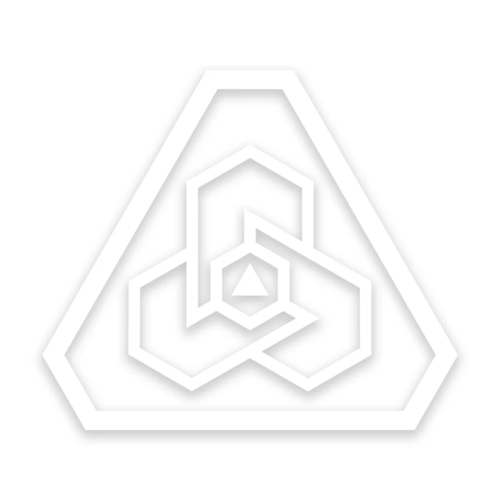 PDW Logo ProCut Sticker - White