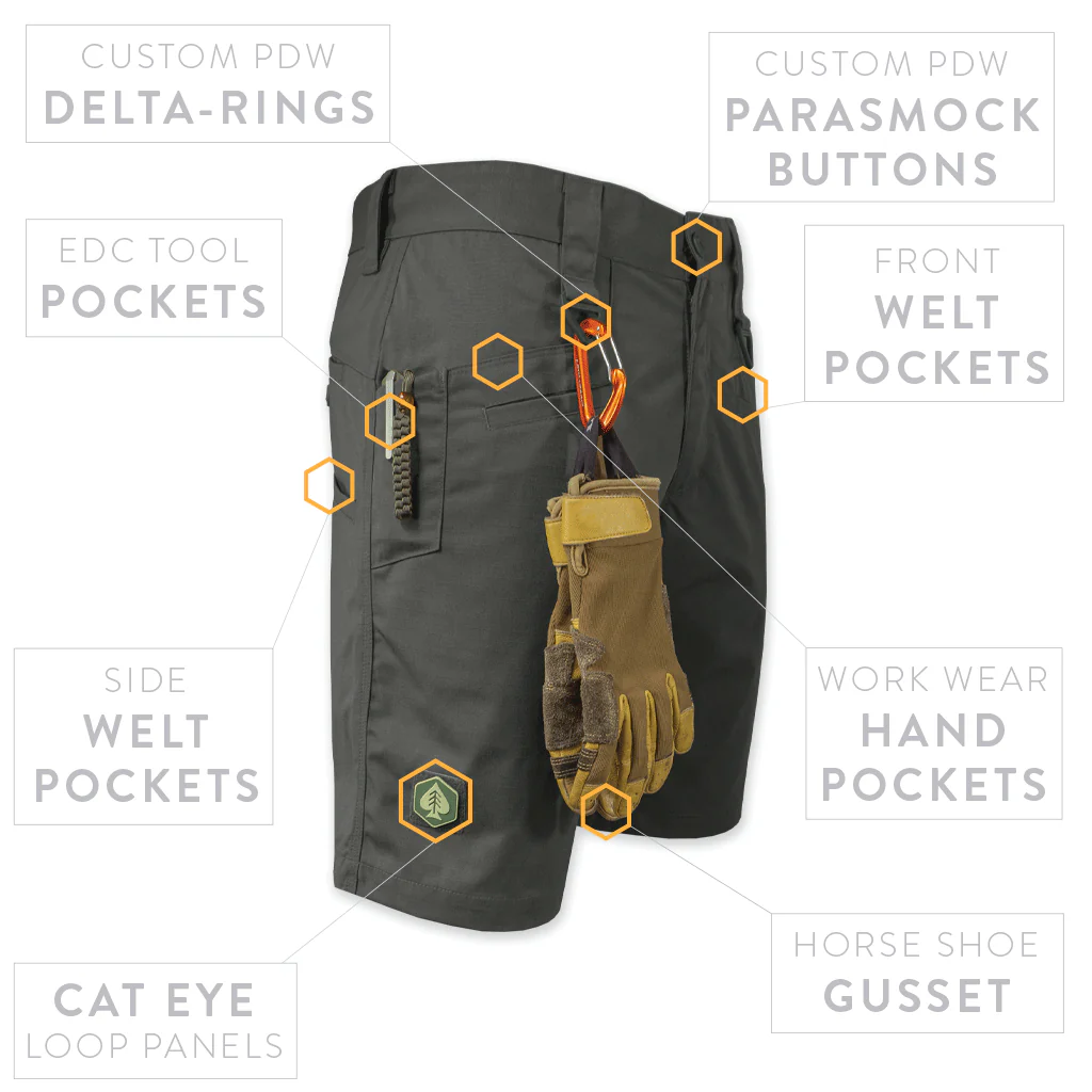 Raider Field Short NYCO - Machine Mineral Gray - Image 3