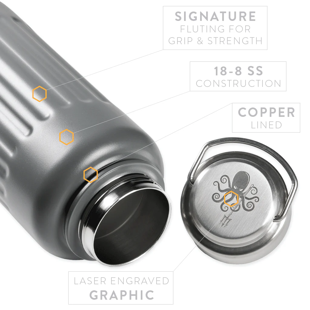 SPD FT Insulated Water Bottle - Kraken - Image 3