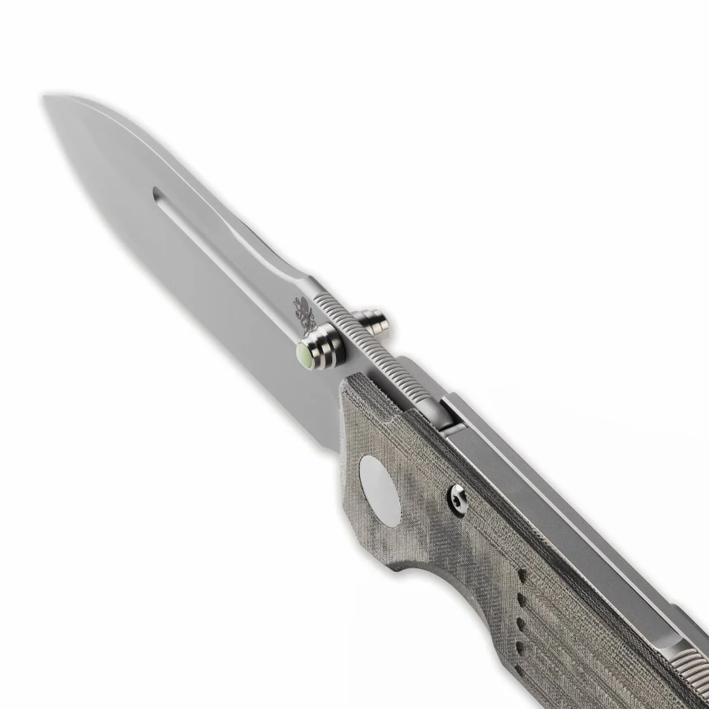 SPD Invictus-SP - OD Green Linen Micarta - Image 3