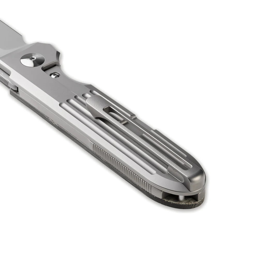 SPD Invictus-SP - OD Green Linen Micarta - Image 4