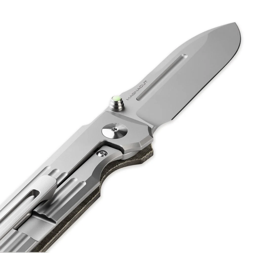 SPD Invictus-SP - OD Green Linen Micarta - Image 6