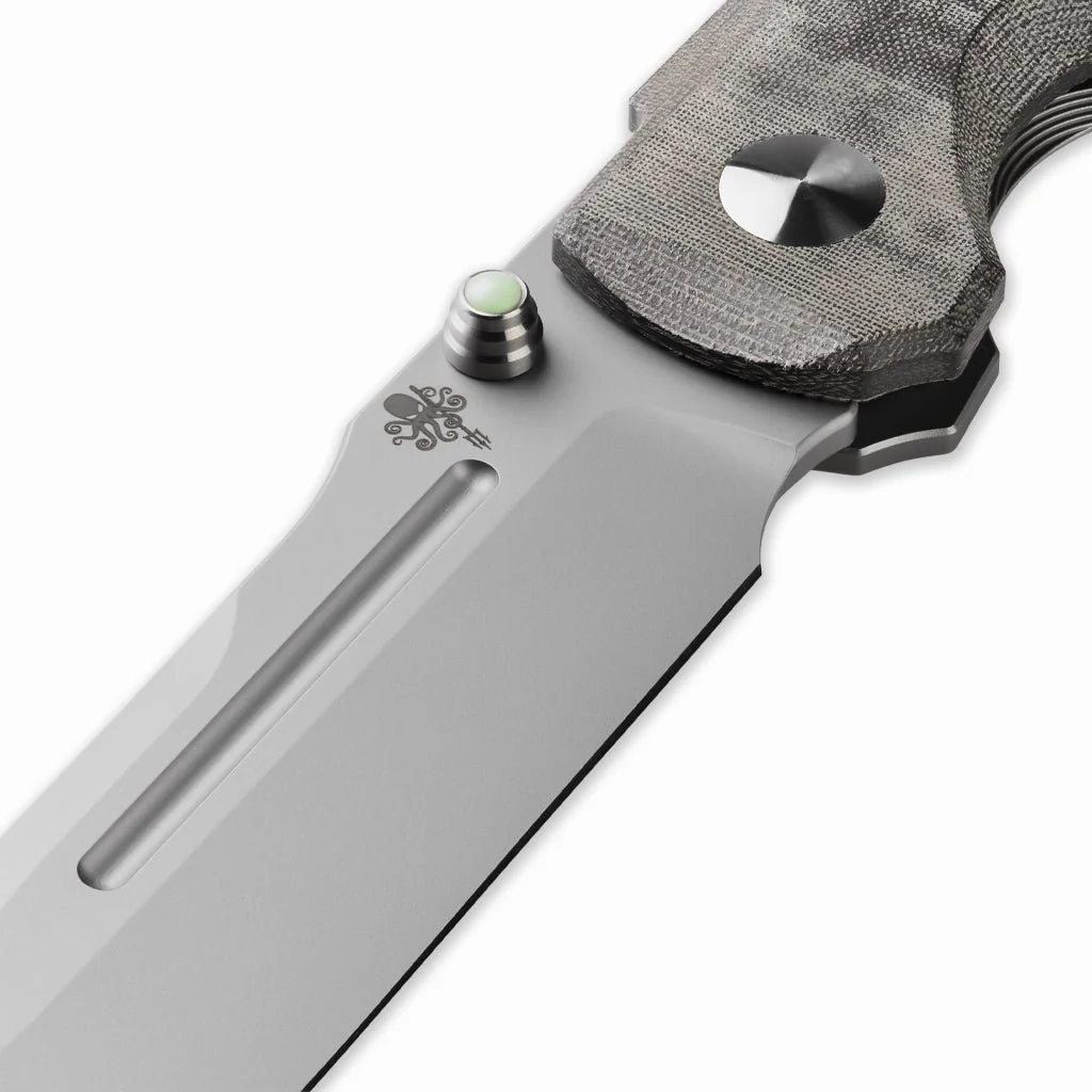 SPD Invictus-SP - OD Green Linen Micarta - Image 7