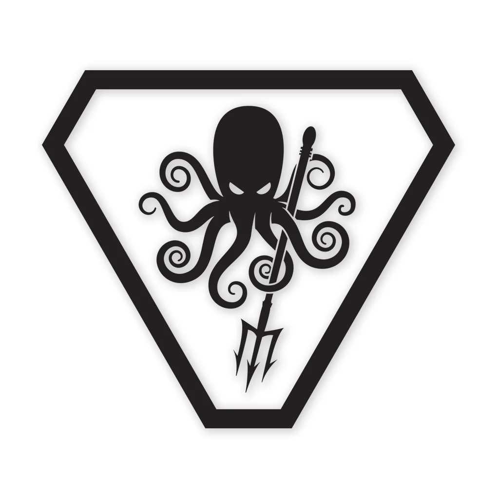 SPD Kraken ProCut Sticker - Black