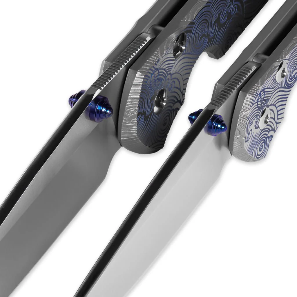 SPD X CRK Sebenza 31 Blue Wave - Large - Image 6