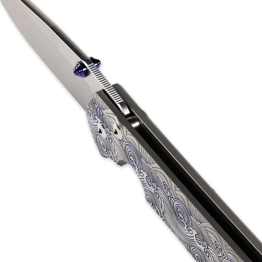 SPD X CRK Sebenza 31 Blue Wave - Large - Image 3