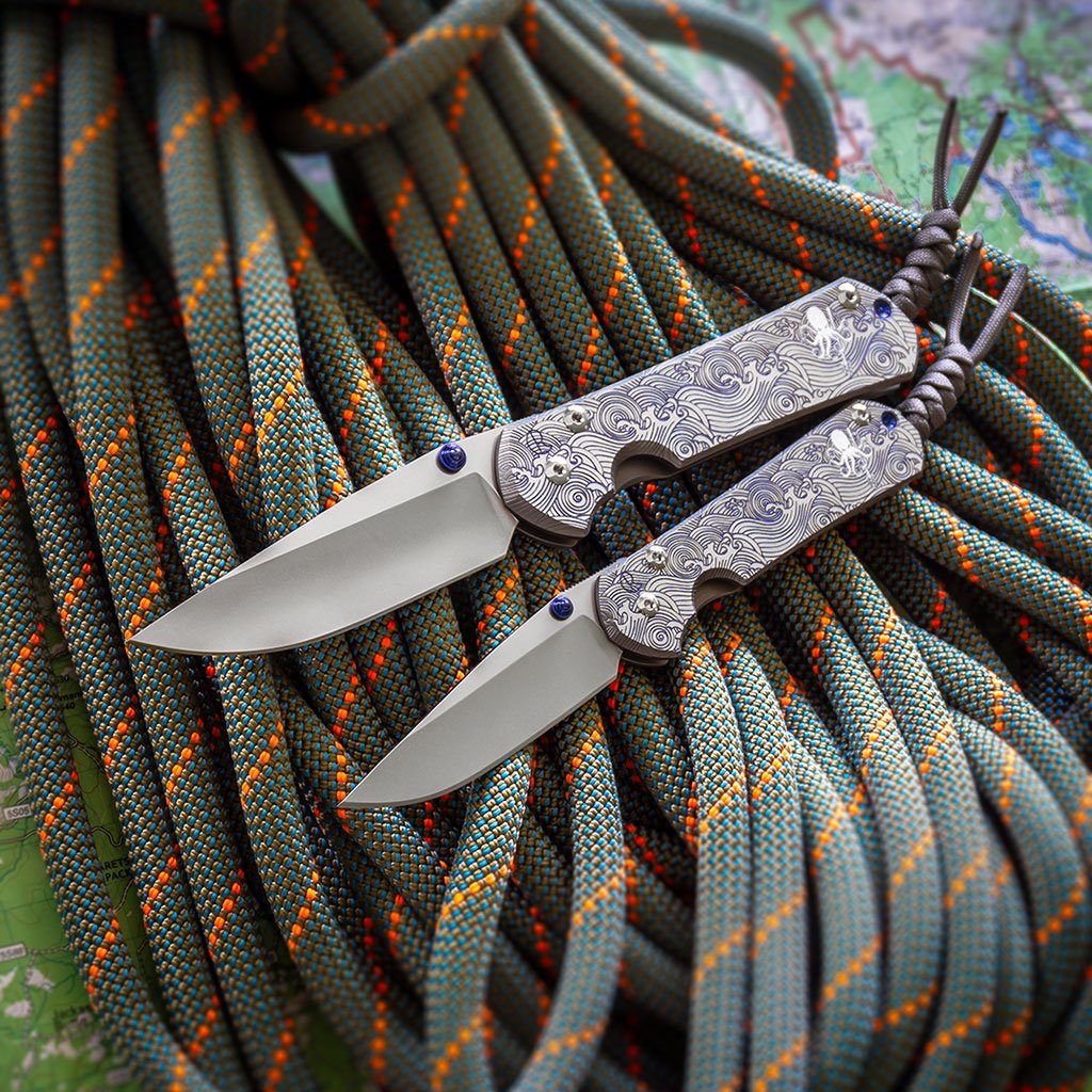 SPD X CRK Sebenza 31 Blue Wave - Large - Image 7