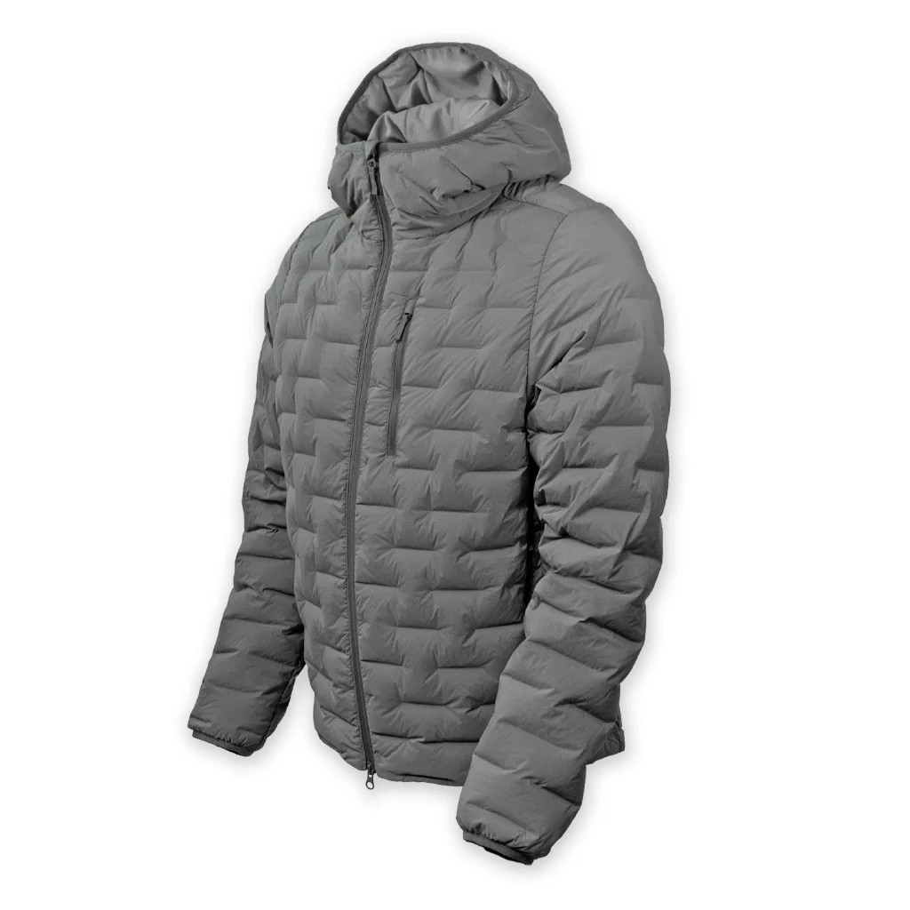 Stratus Down Hoodie - Mission Gray