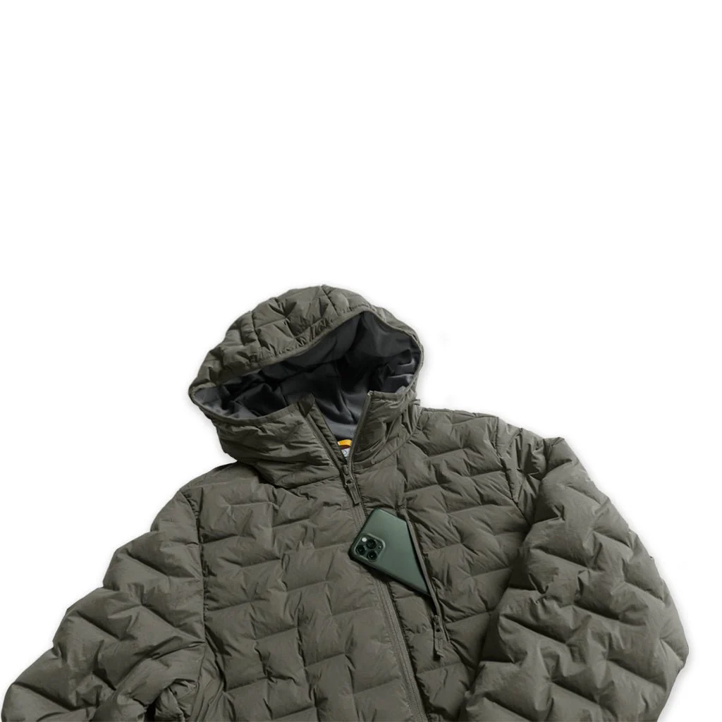 Stratus Down Hoodie - Ranger Green - Image 4