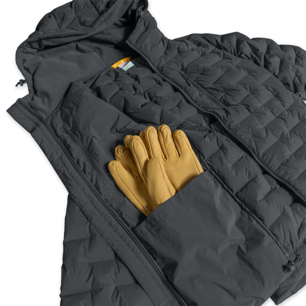 Stratus Down Hoodie - Shadow Gray - Image 4