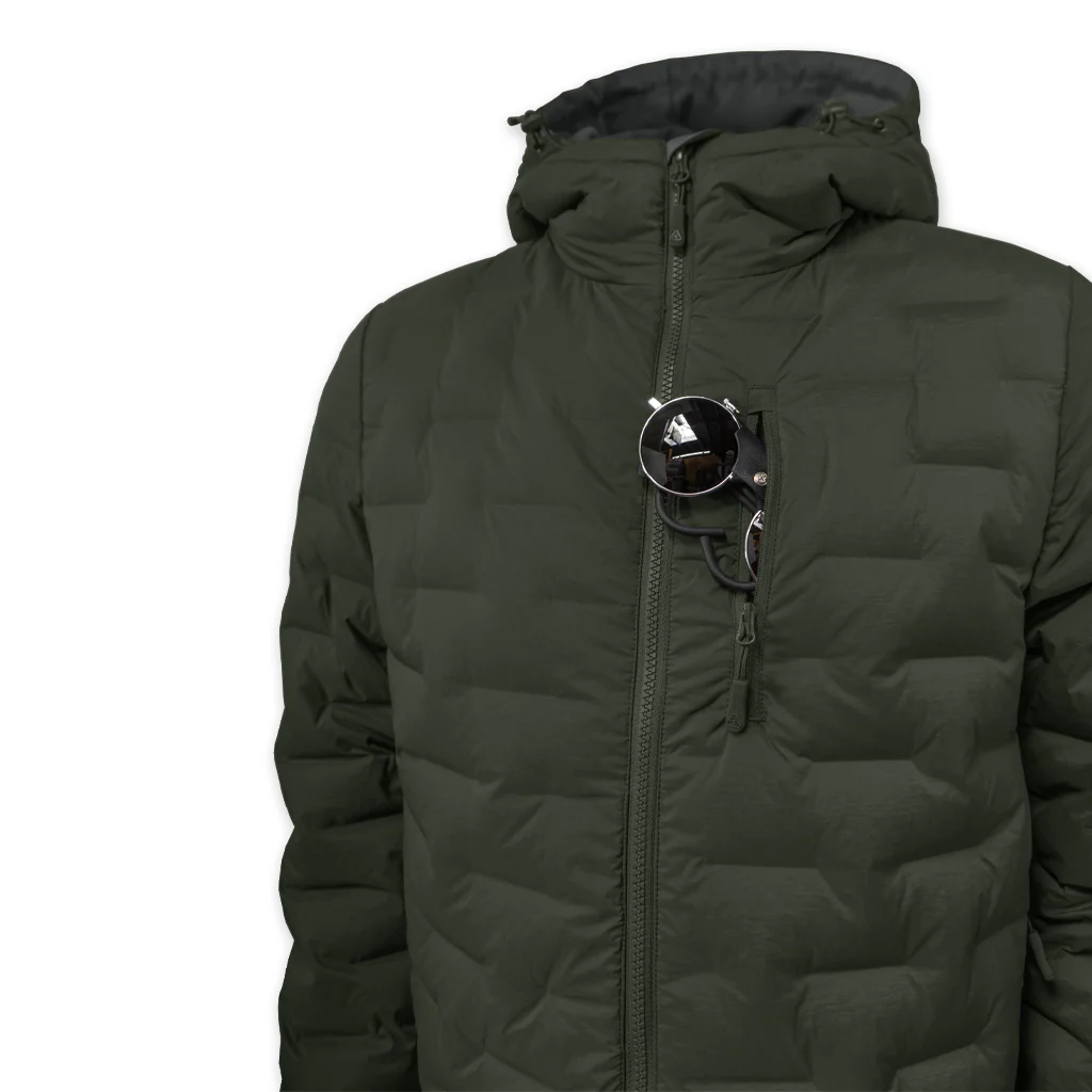 Stratus Down Hoodie - Spectre Green - Image 14
