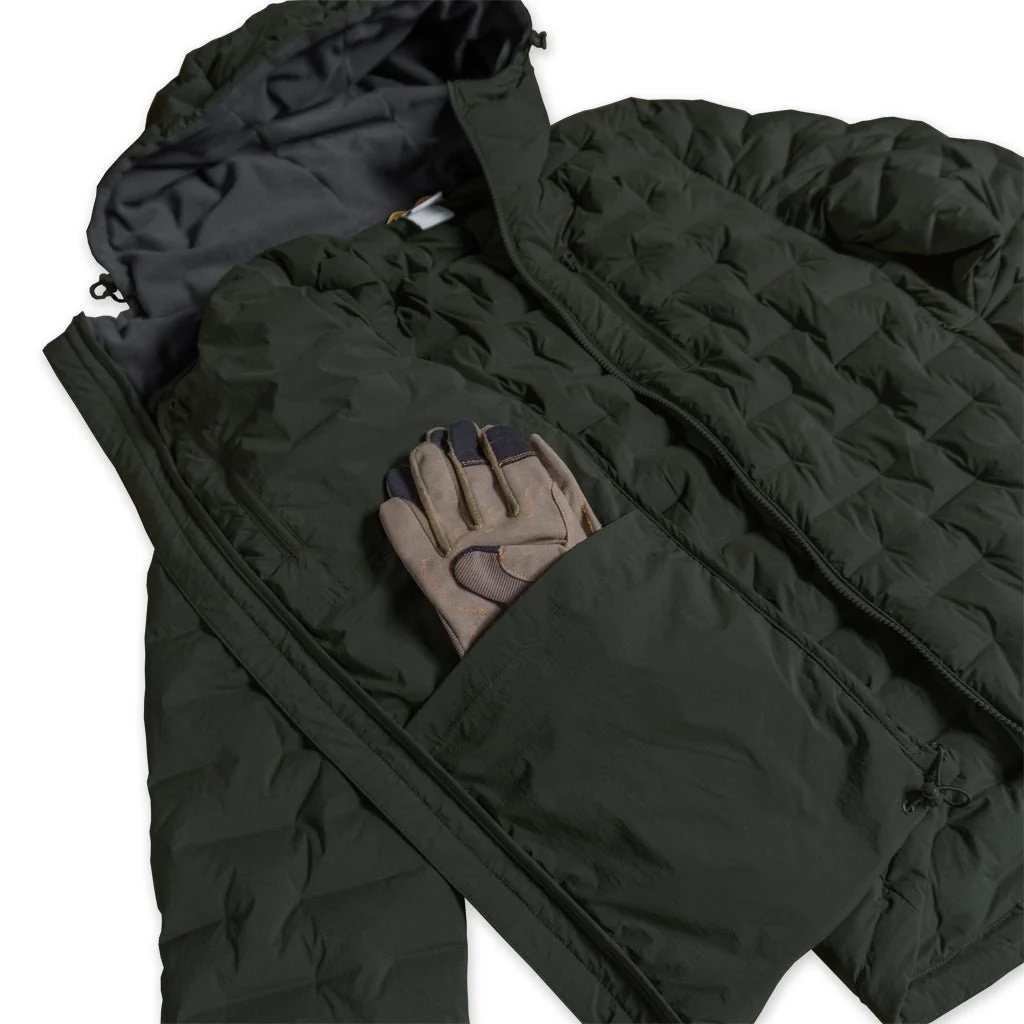 Stratus Down Hoodie - Spectre Green - Image 2