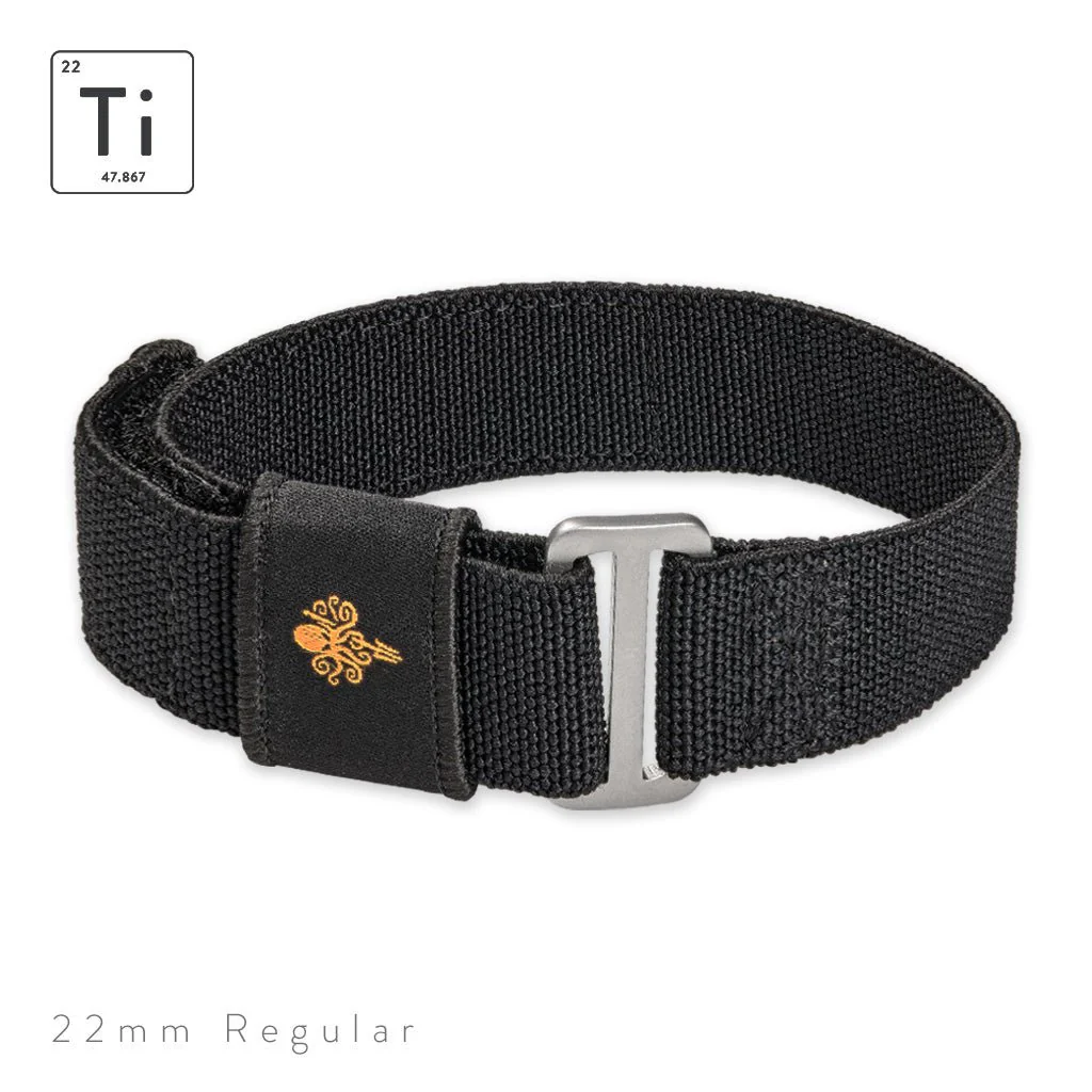 Ti-FXDS Strap 22mm - Black Reg