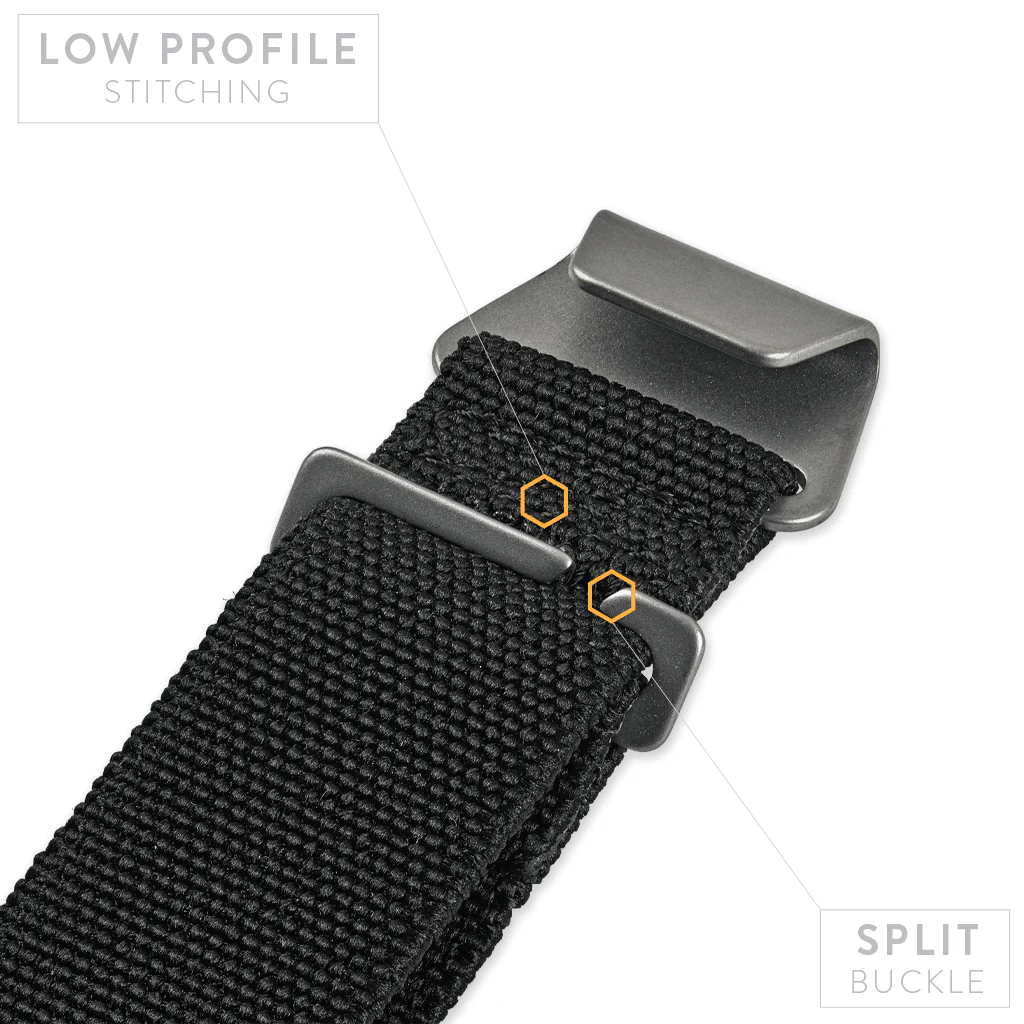 Ti-MNPara Strap 22mm - Black - Image 3