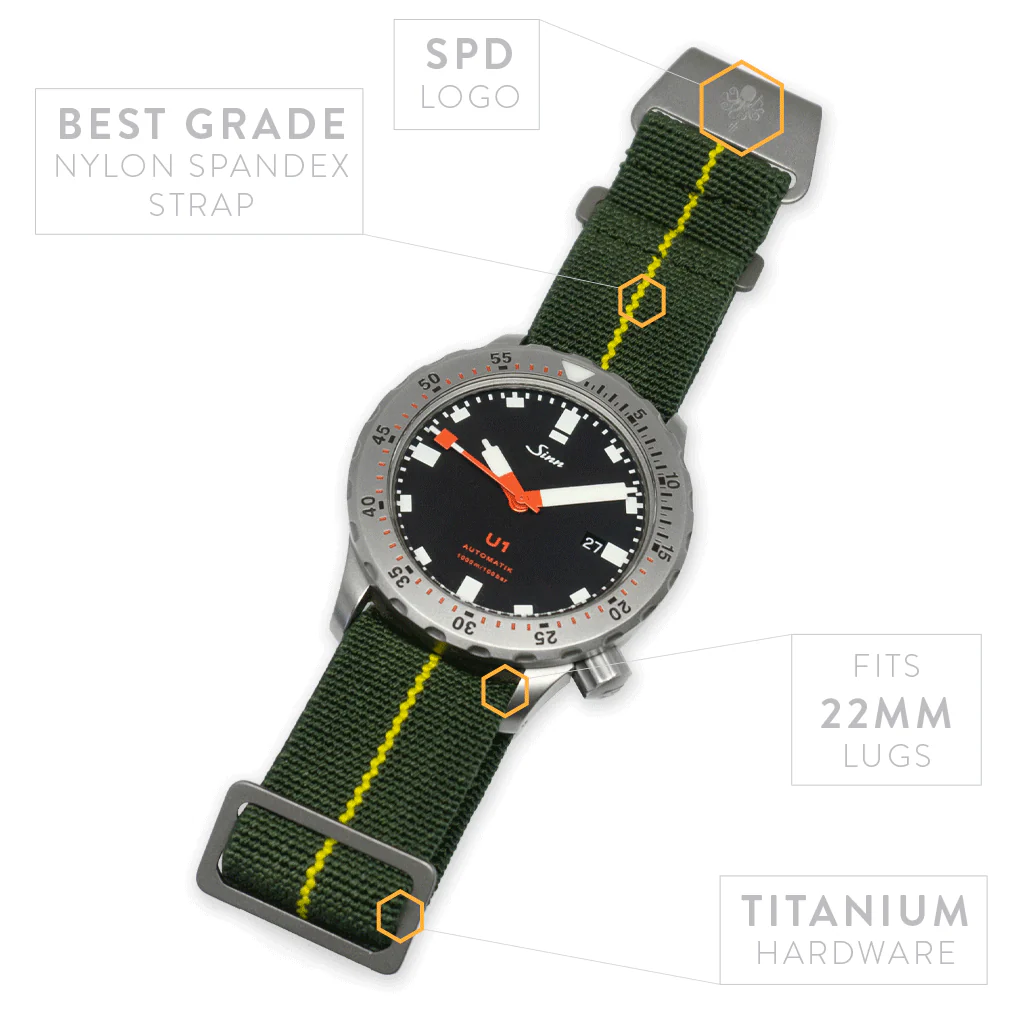 Ti-MNPara Strap 22mm - OG OD - Image 3